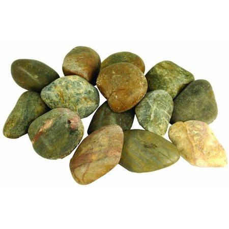 GRANDOLDGARDEN Mixed River Pebbles - 10kg-22 lbs GR173665